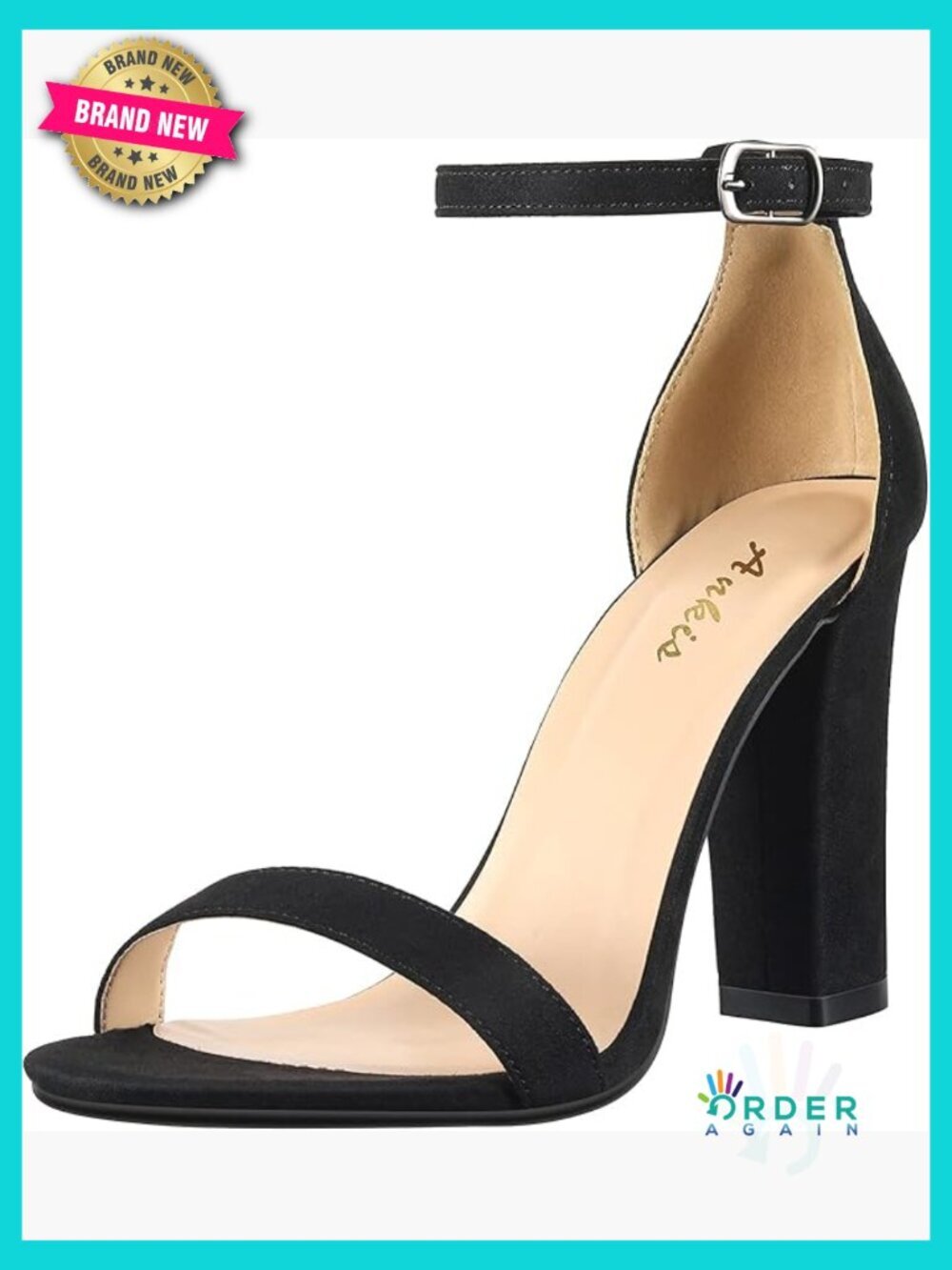 Chunky Heel Pearl Heeled Sandals Wedding Bride Pump Platform 4 Inch